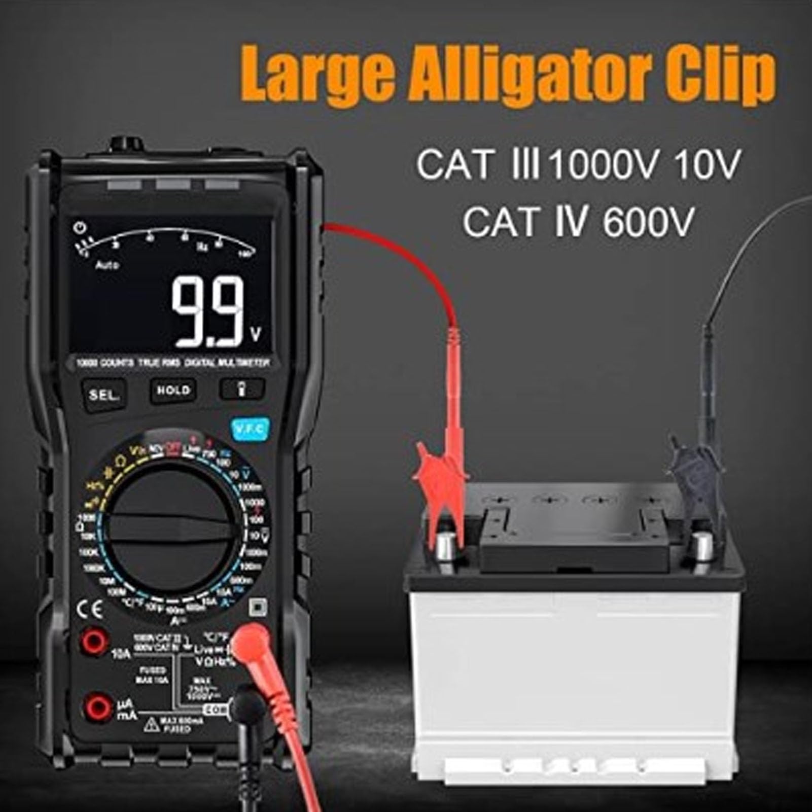 TOPINCN 25-teiliges Multimeter-Testsonden-Set, Vielseitige Testkabel mit Krokodilklemmen für den Privaten und Industriellen Einsatz