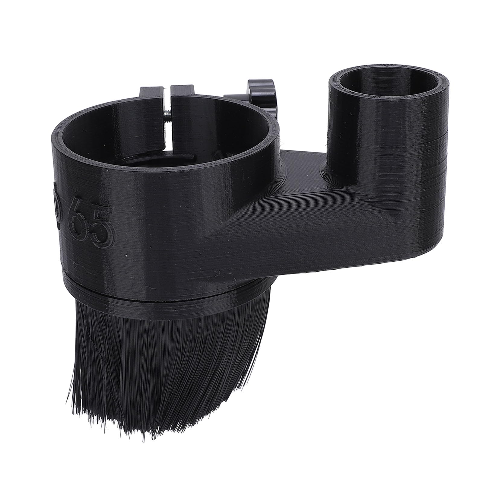 Cubierta Antipolvo para Enrutador CNC de 65 Mm, Puerto de Extracción Compatible con Motores de Husillo Reduce y Reduce los Desechos Fácil Instalación Material Plástico Ajustes de