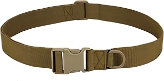 ArcEnCiel Airsoft Belt Tactical Military Battle Combat Utility Paintball Carrier (Coyote Brown)