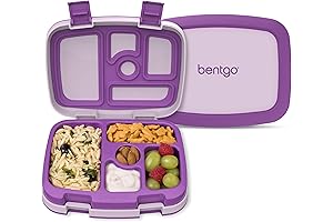 Kids 5-Compartment Portion Control Bento Lunch Box