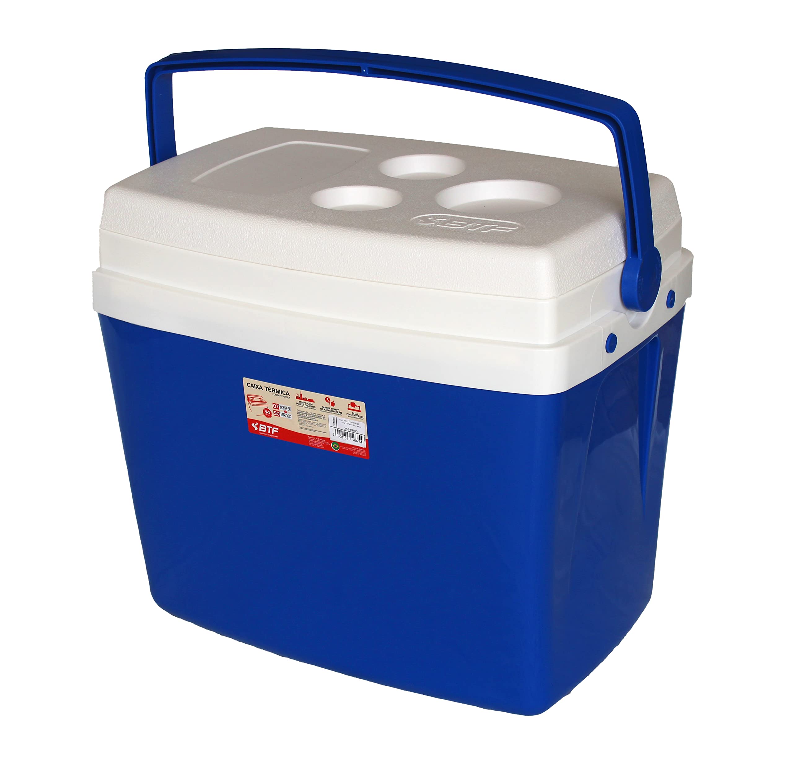Botafogo Caixa Térmica 34 Litros Azul | Amazon.com.br