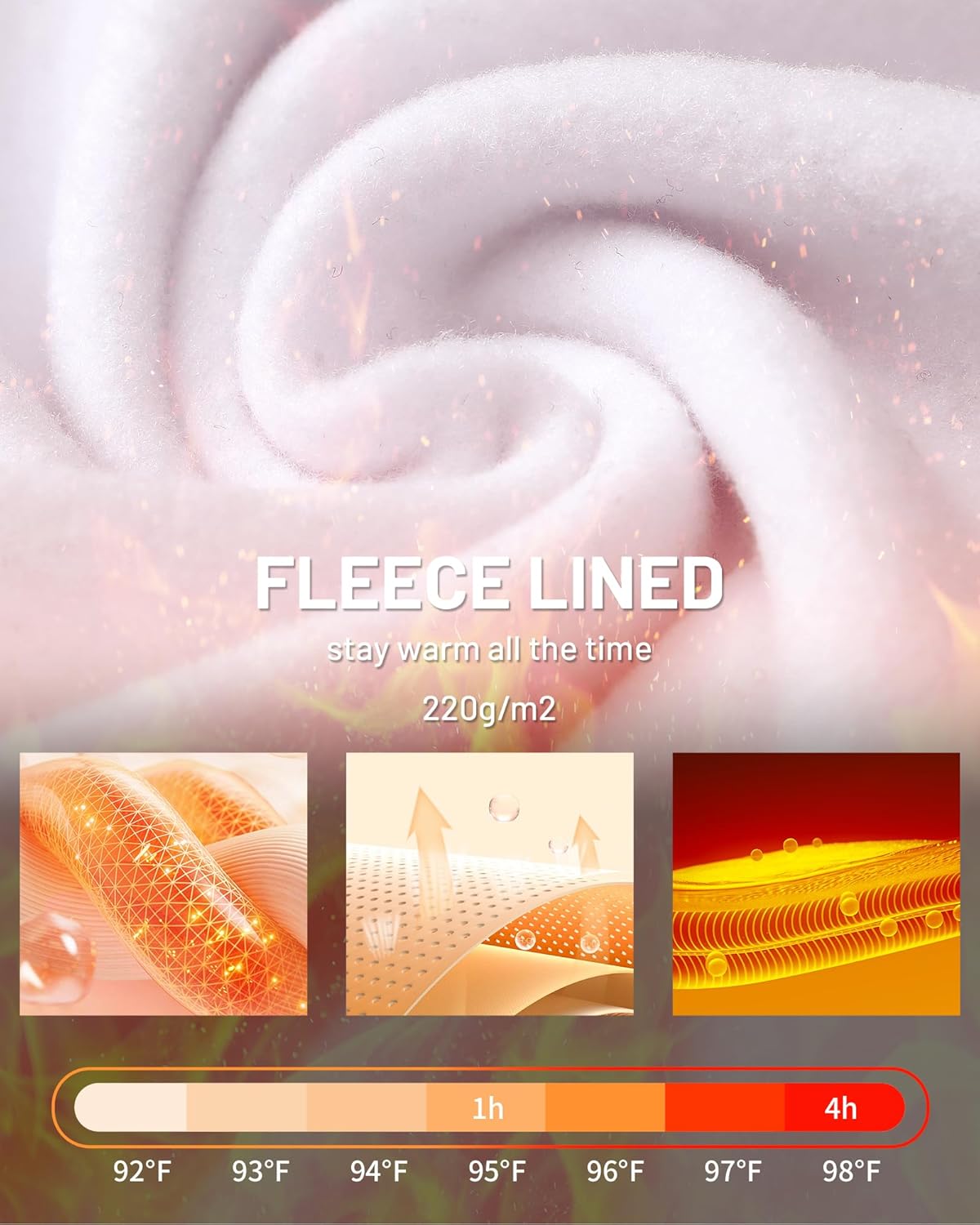 Blueleaf Boys Thermal Compression Pants - Youth Fleece Lined Athletic Leggings Kids Base Layer Tights Cold Weather Gear - Image 4