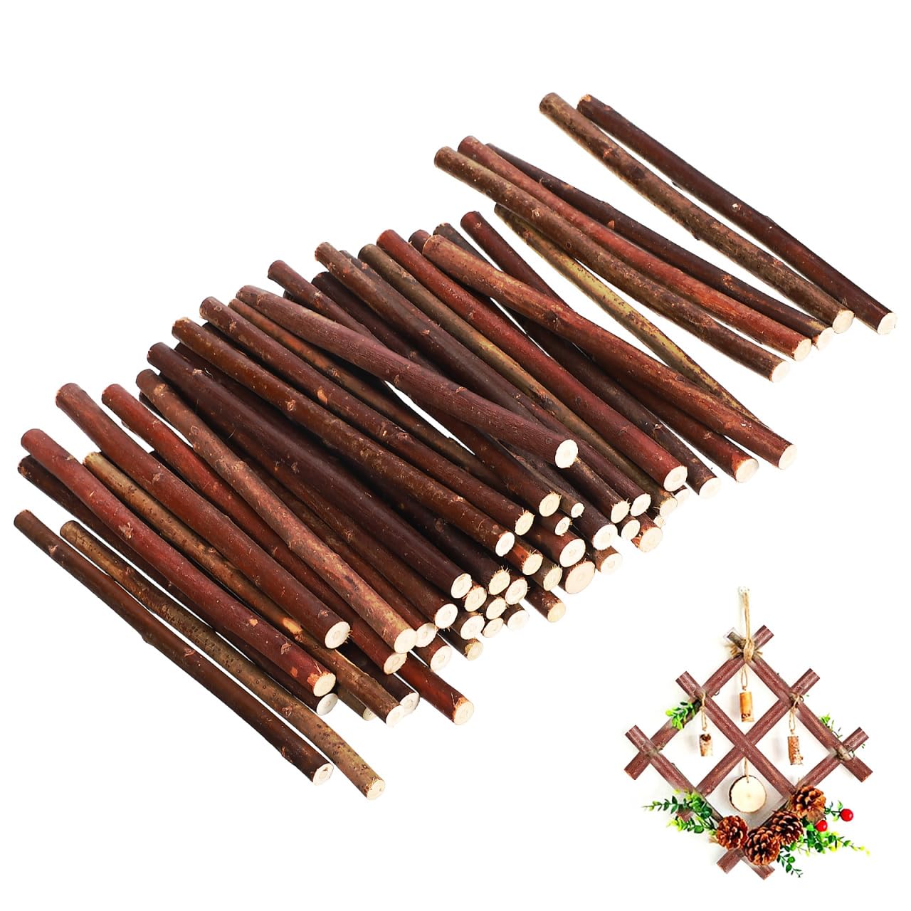 Bâtonnets en bois pour travaux manuels de 15,2 cm sans aucune écharde
