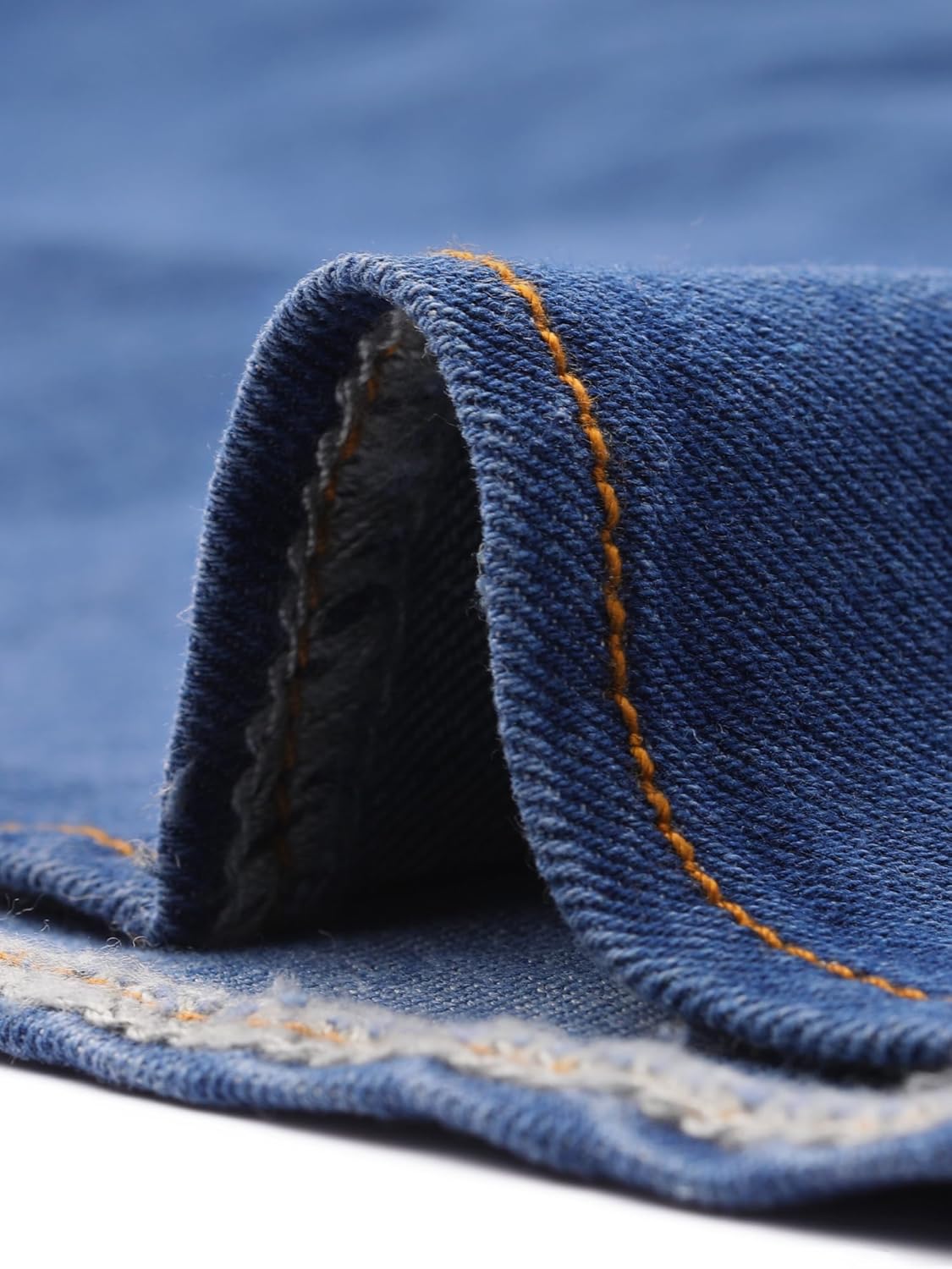 Allegra K Denim Skirt for Women's Bodycon Fishtails Ruffled Knee Length Jean Skirt