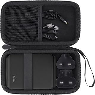 Case for GL.iNet GL-BE3600 Portable Travel Router and Power Adapter