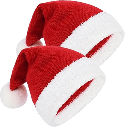 Miniatura 7 de Century Star Sombrero de Papá Noel para bebé, sombrero de Navidad para bebé, niño pequeño, niña, gorro de Navidad, gorro de invierno para niños