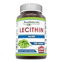 Algopix Similar Product 5 - Pure Naturals Lecithin 1200 mg Softgels