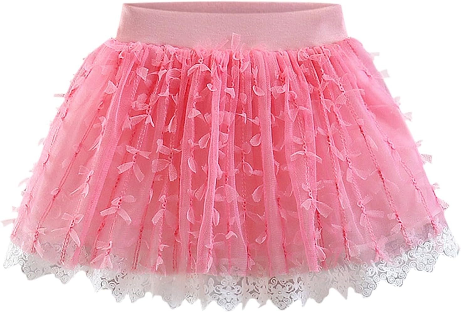Toddler Girls Tutu Skirt Carnival Birthday Party Layered Tulle Dance Skirts Elastic Waist Princess Dress Clothes