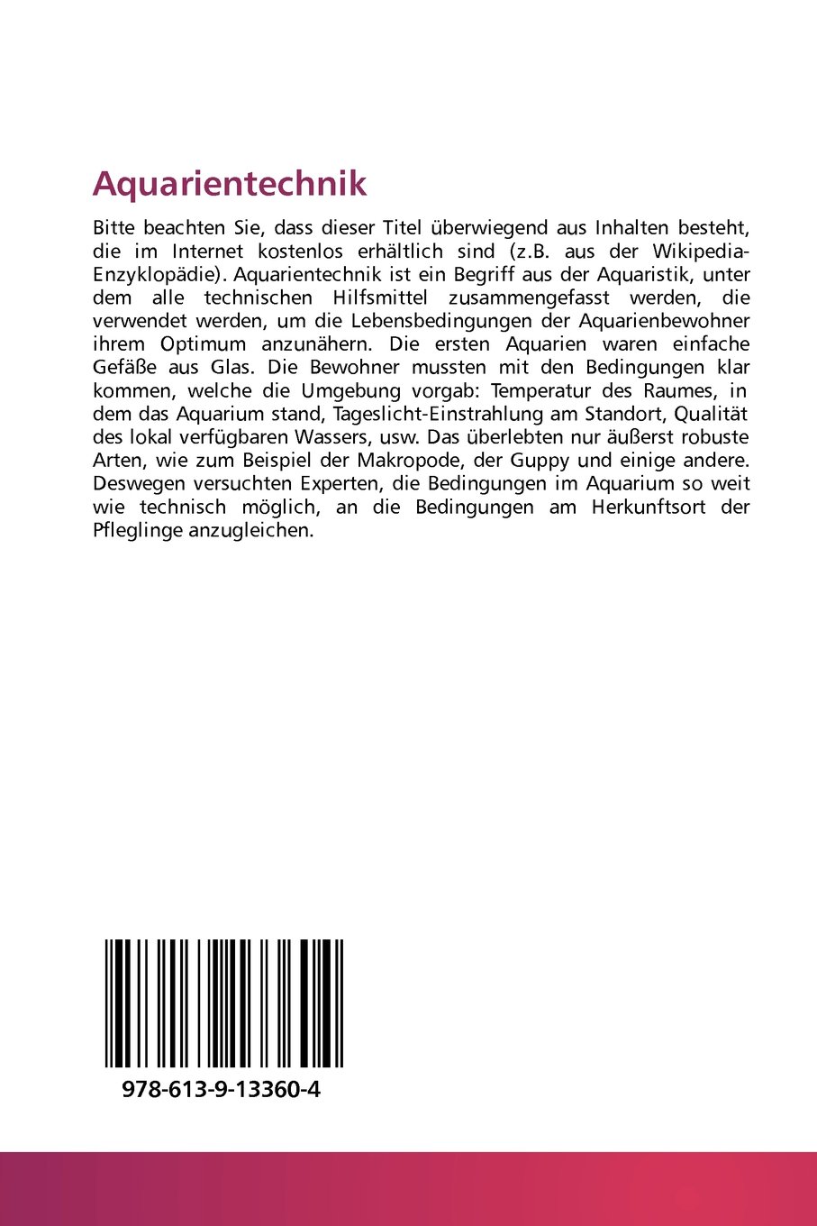 Aquarientechnik: Aquaristik, Aquarium, Makropode, Guppy, Wasserwerk