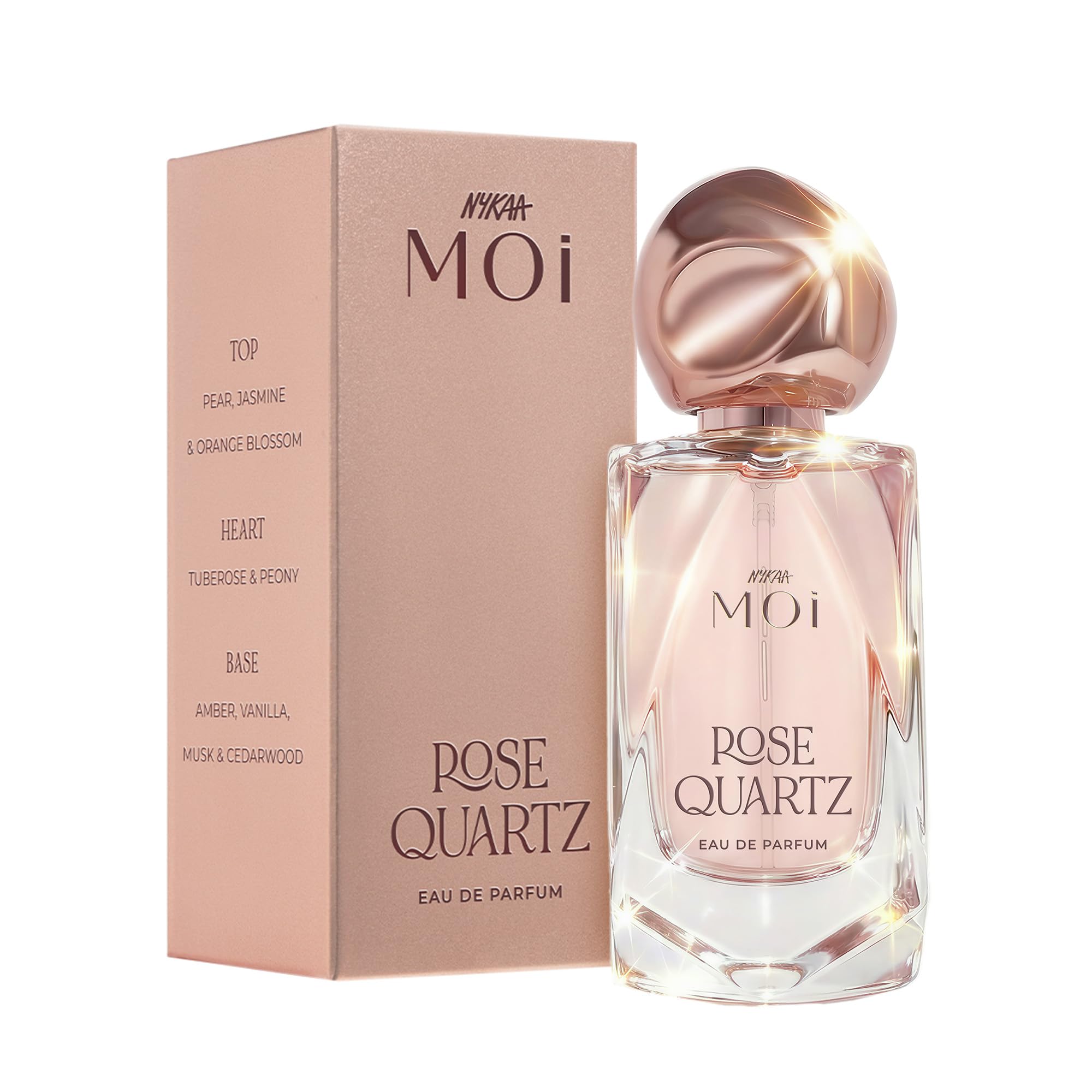 Nykaa Moi Long Lasting Perfume for Women | Golden Goddess, Rose Quartz, Silver Pear | Premium EDT/EDP Fragrance Spray | Made in India-picture-13