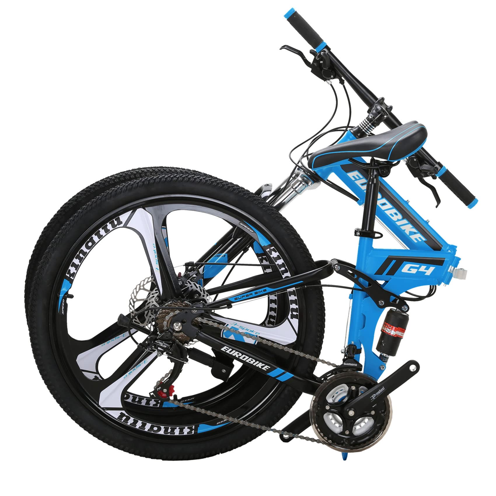 Eurobike G4 折りたたみマウンテンバイク、大人用折りたたみ自転車