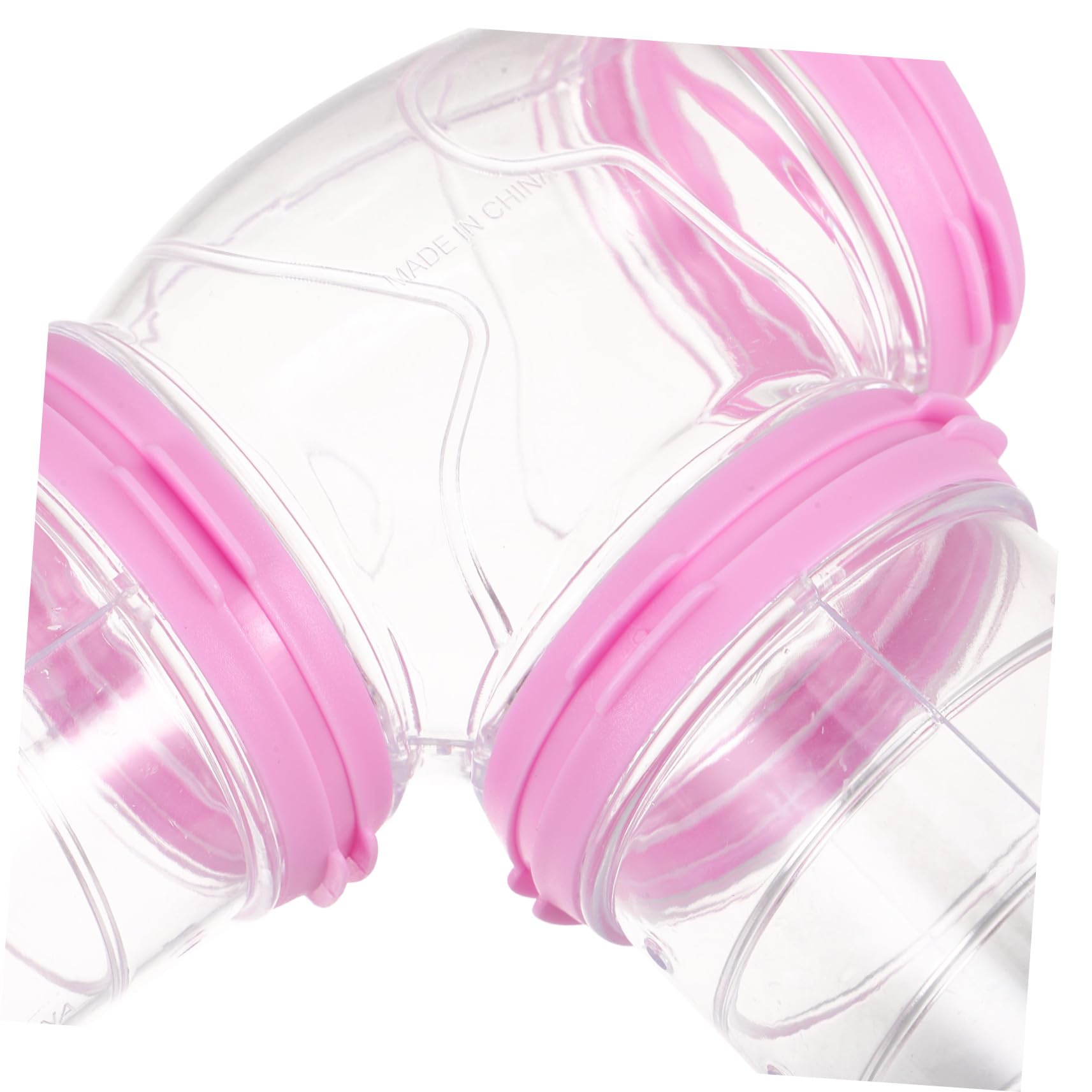 FRCOLOR 2sätze Transparenter Hamstertunnel aus Kunststoff für Kleintiere Faltbarer Spieltunnel für Meerschweinchen und Ratten Leicht zu Reinigende Hamsterröhre als Spielzeugtunnel