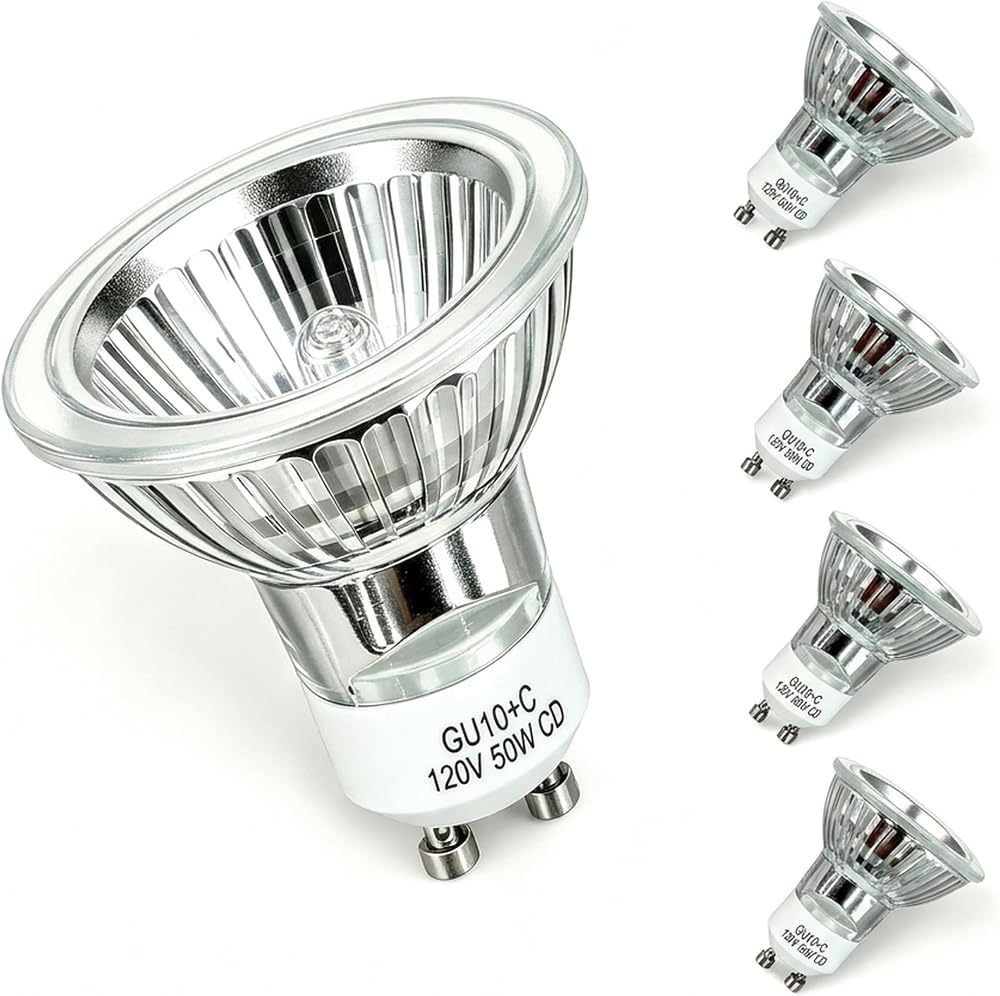 GU10 Halogen Bulb 50W Dimmable 120V for Candle Warmer, 4 Pack — 사진 1