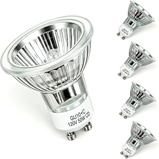 GU10 Halogen Bulb 50W Dimmable 120V for Candle Warmer, 4 Pack