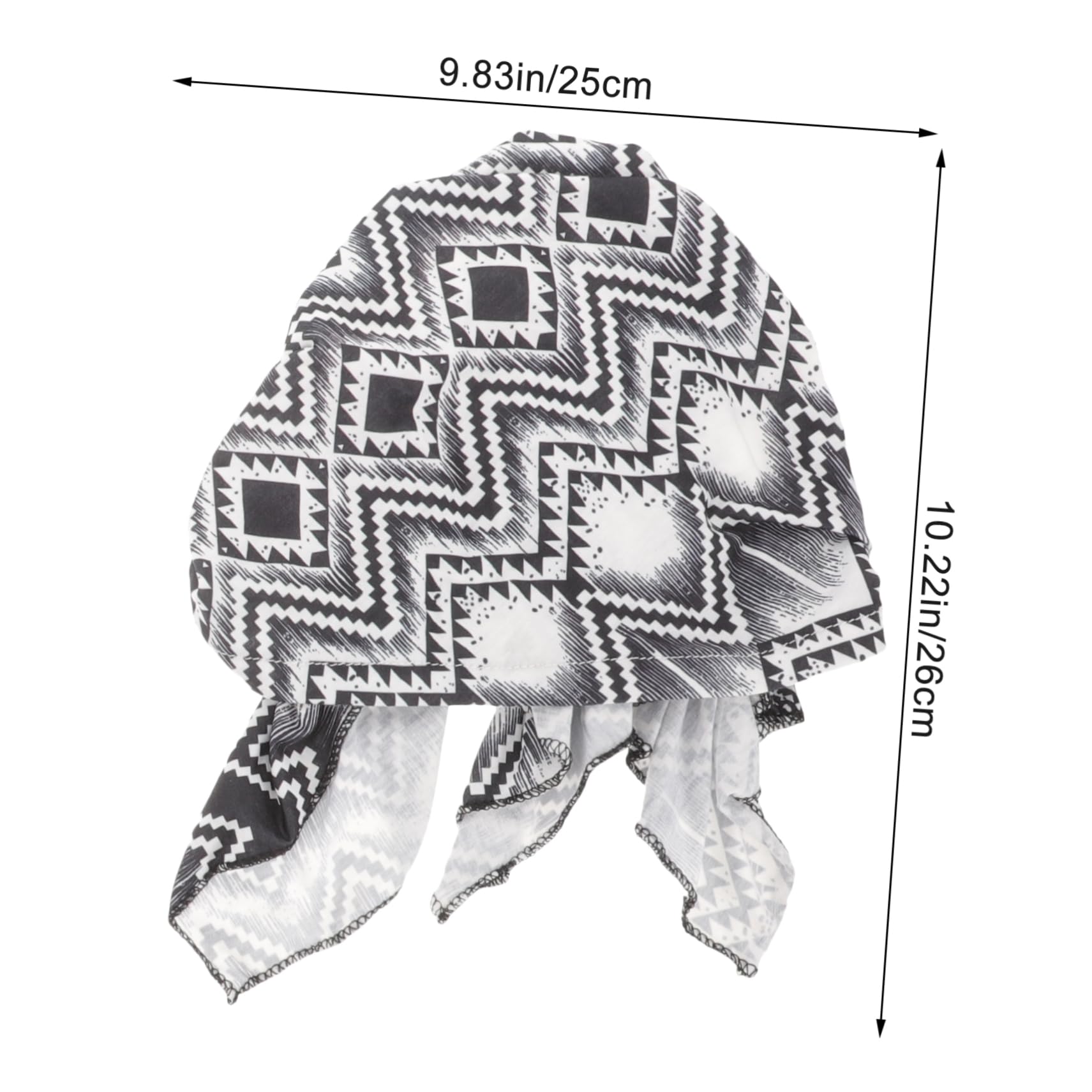 6piezas Turbante Unisex De Algodón Para Quimioterapia De Gorro Diseño Floral Geométrico y Para Uso Casa y Actividades Diarias y Reutilizable