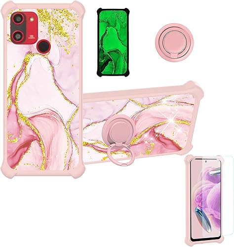 Funda para Vortex HD65 compatible con Vortex HD65 con protector de pantalla de vidrio templado, policarbonato duro + silicona suave, soporte de