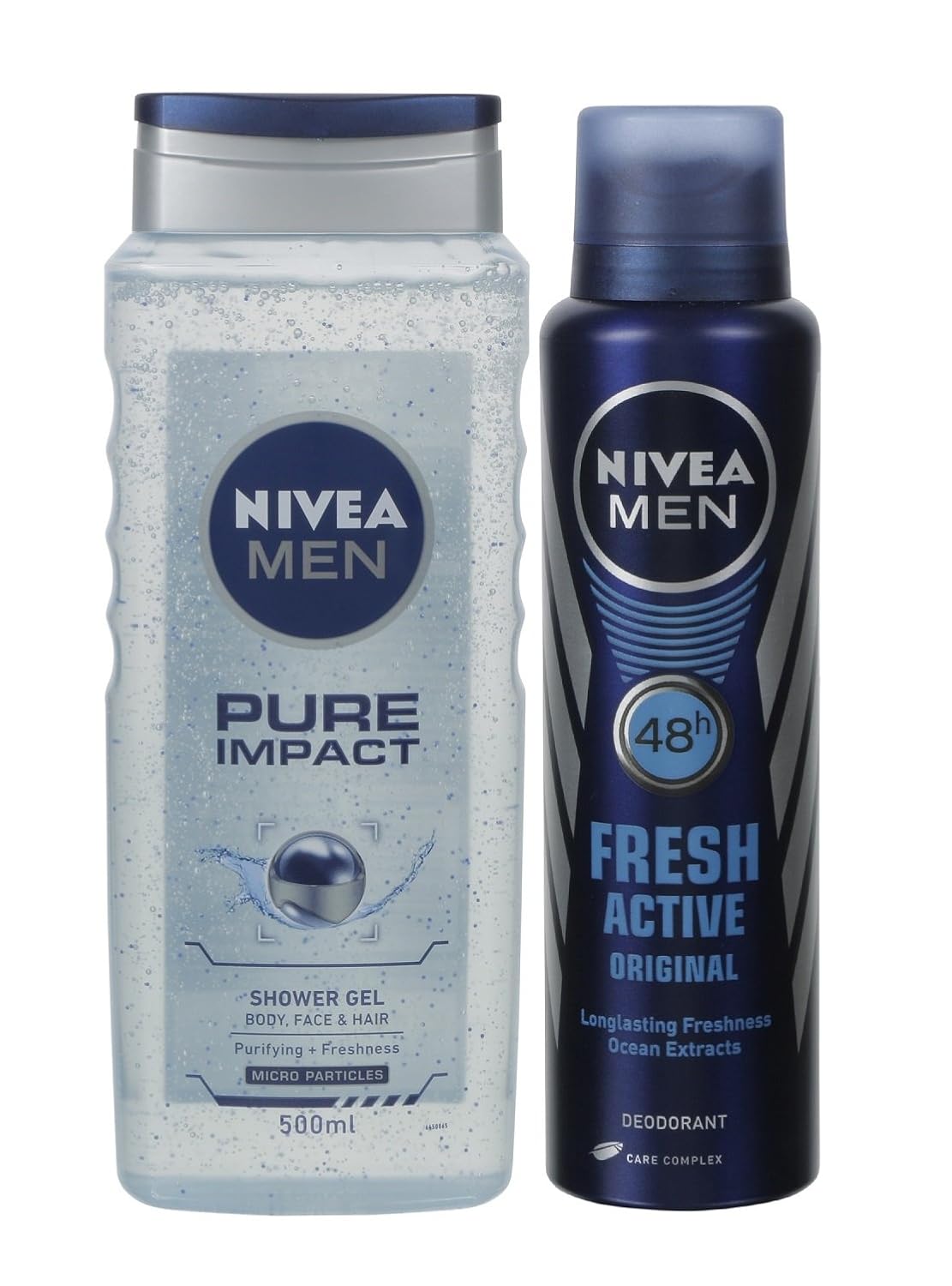 Buy NIVEA Men Fresh Active Deodorant And NIVEA Men pure active shower
