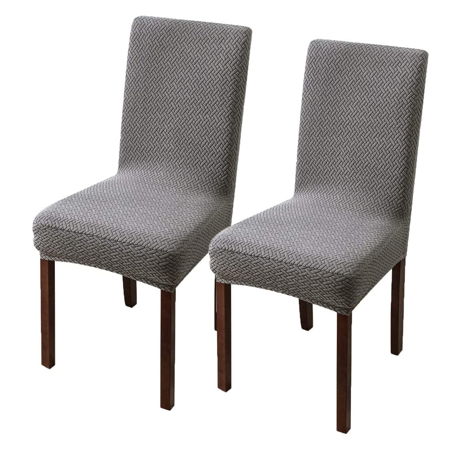 NMVAWIPT Stretch Dining Chair Covers, Removable Washable Elastic Slipcovers, Ideal For Kitchen, Room, Wedding, Hotel, Banquet(34#,2pcs)