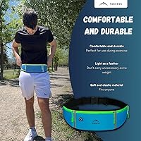 Marsupio Running Nordrun - Impermeabile, Regolabile, Per Cellulare, Uomo E Donna, Nero - Foto 4