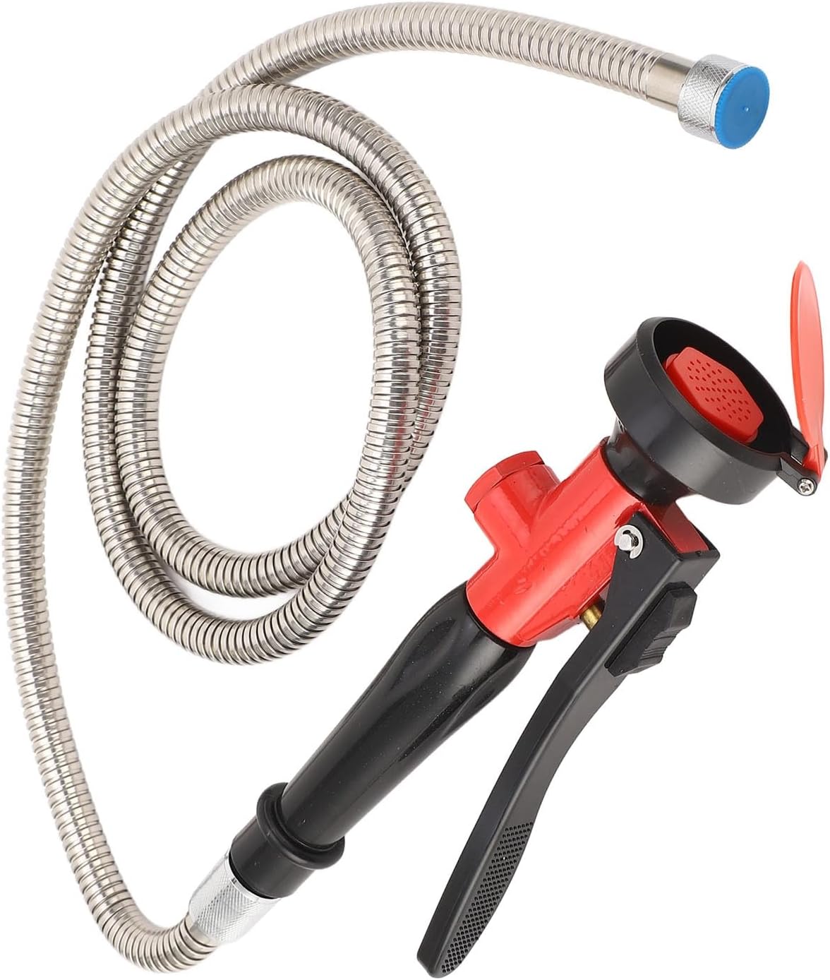 Fockety Eyewash Station Drench Hose Eye Wash Station, DN15 Handheld Eye Wahing Spray Head Face Flush Shower with Drench Hose, Eye Wash Unit for Lab and Industrial Use