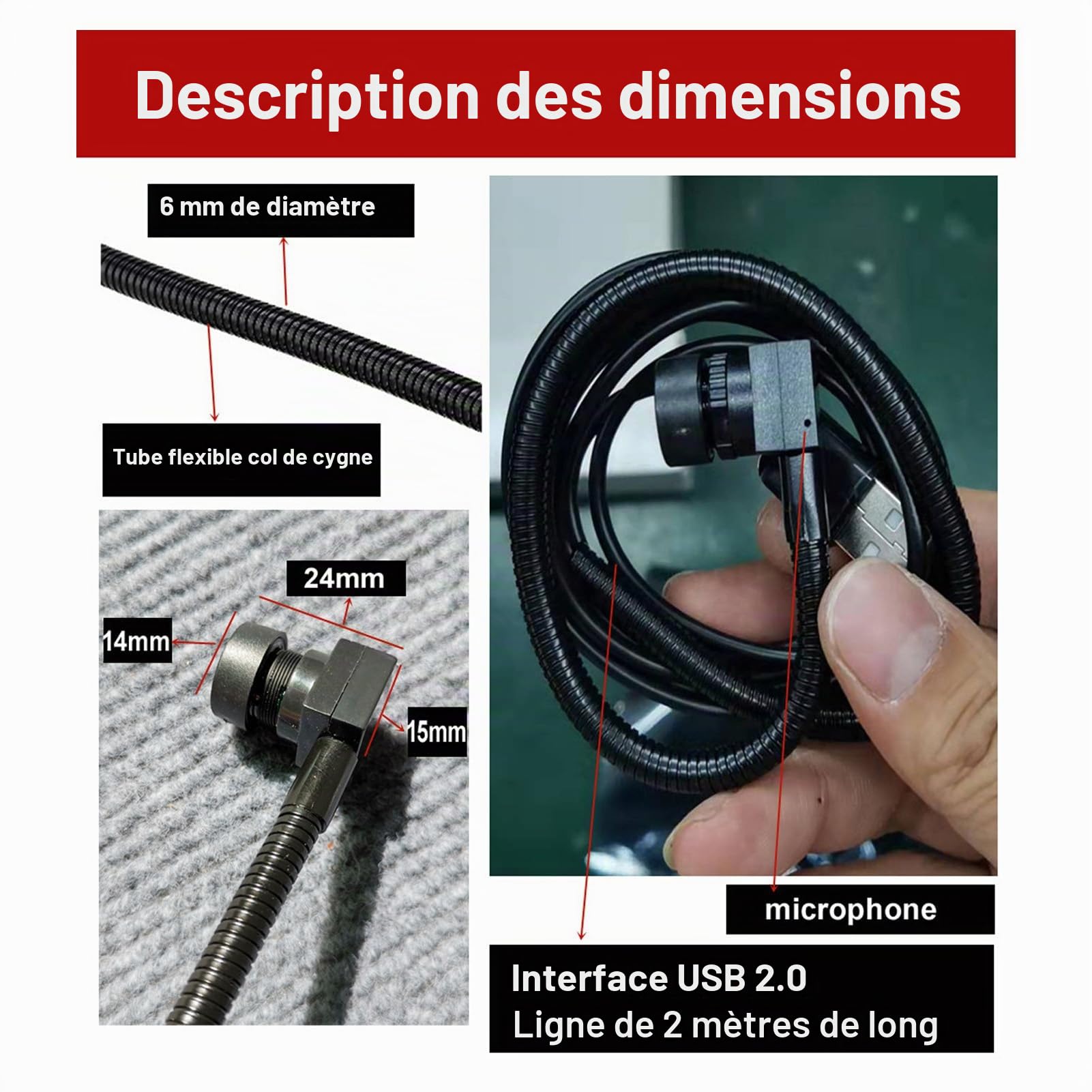 Tangxi Eye Contact Center Webcam 1080p FHD USB avec microphone intégré pour PC portable, objectif 3,6 mm, petite webcam externe pour vidéoconférences à domicile