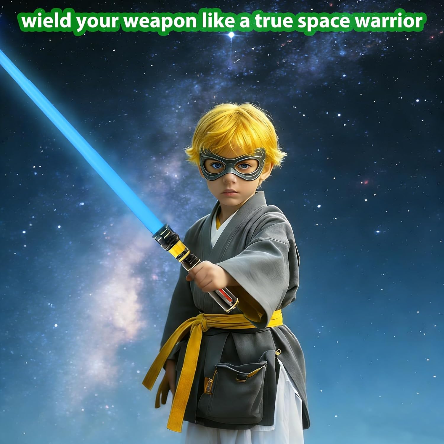 4-Pack 4-Color Light Up LED Saber, Light Swords with FX Sound and Realistic Handle, Expandable Sabre for Halloween Dress Up Parties Birthday Christmas Galaxy War Fighters (4 Color)