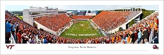 Virginia Tech Football, End Zone - Panoramic Posters and Framed Pictures by Blakeway Panoramas
