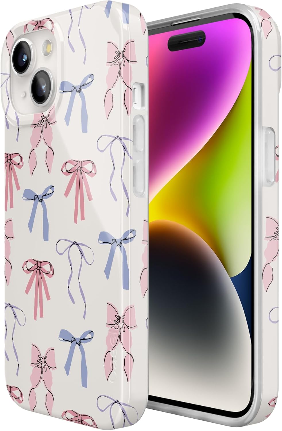 Casely iPhone 15 Case | Coquette Girlie | Pastel Bows | Compatible with MagSafe | Classic Ultra Slim Design - Image 8