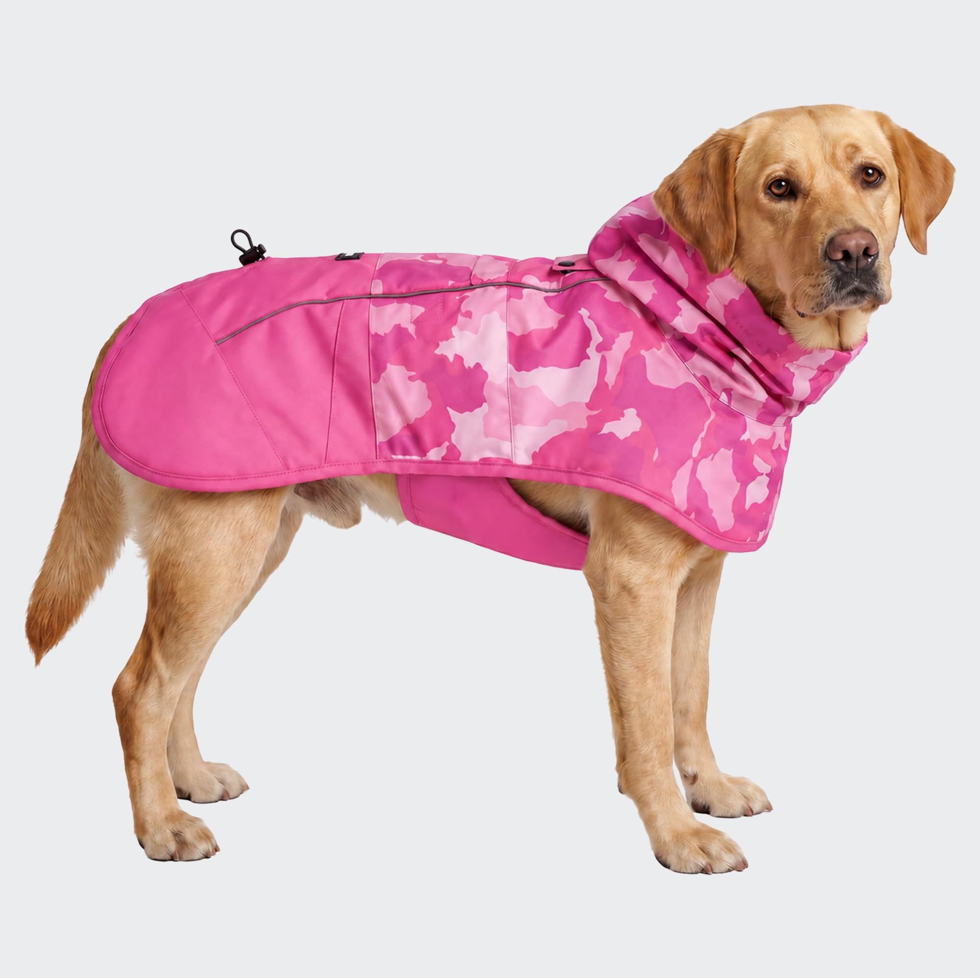 Spark Paws Dog Raincoat - Waterproof Rain Jacket w/Hood, Full Coverage