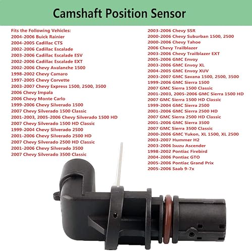 Miniatura 3 de Sensor de posición del cigüeñal 213-354, apto para Chevrolet Avalanche Express Silverado Suburban Tahoe Trailblazer, GMC Envoy Savana Sierra Yukon,