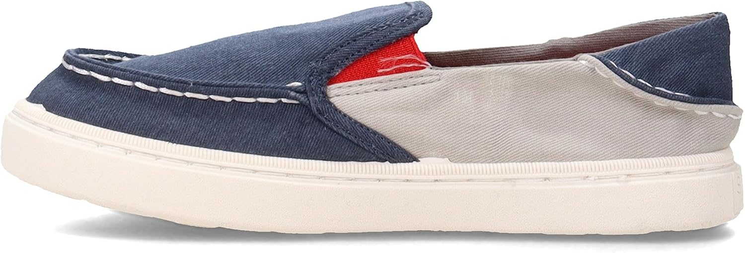 Sperry Core Salty Washable Moccasin, Navy/Grey, 5 US Unisex Big Kid