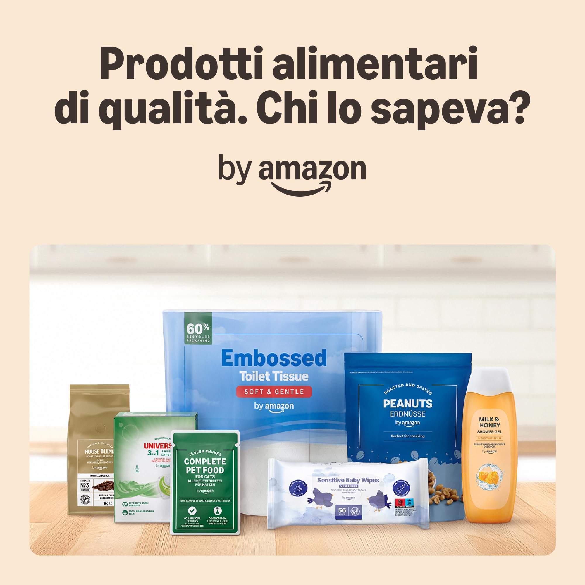 by Amazon - Nutrition Whey Protein Powder 1kg Chocolate, (precedentemente marchio AMFIT, stesso prodotto)
