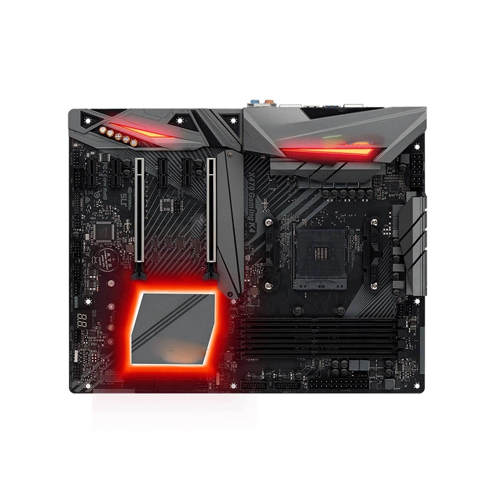 Placa Base Placa Base Fit For ASRock Fatal1ty X470 Gaming K4 Compatible con 1600 2700X 1700X 5600X 5700X3D 5800X3D 5800X CPU 4xDDR4 M.2 ATX AM4