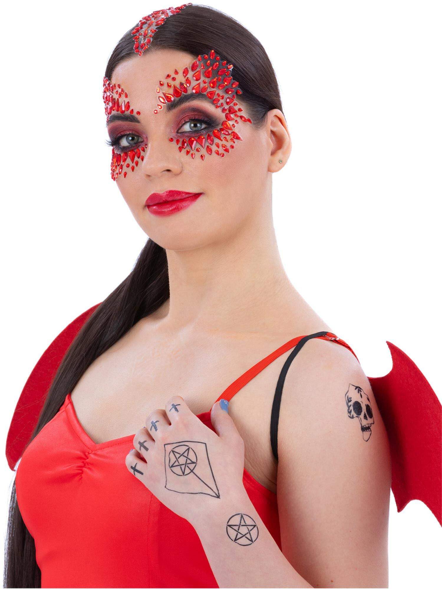 Smiffys Smiffys Make-Up FX, Deluxe Devil Kit, Multi