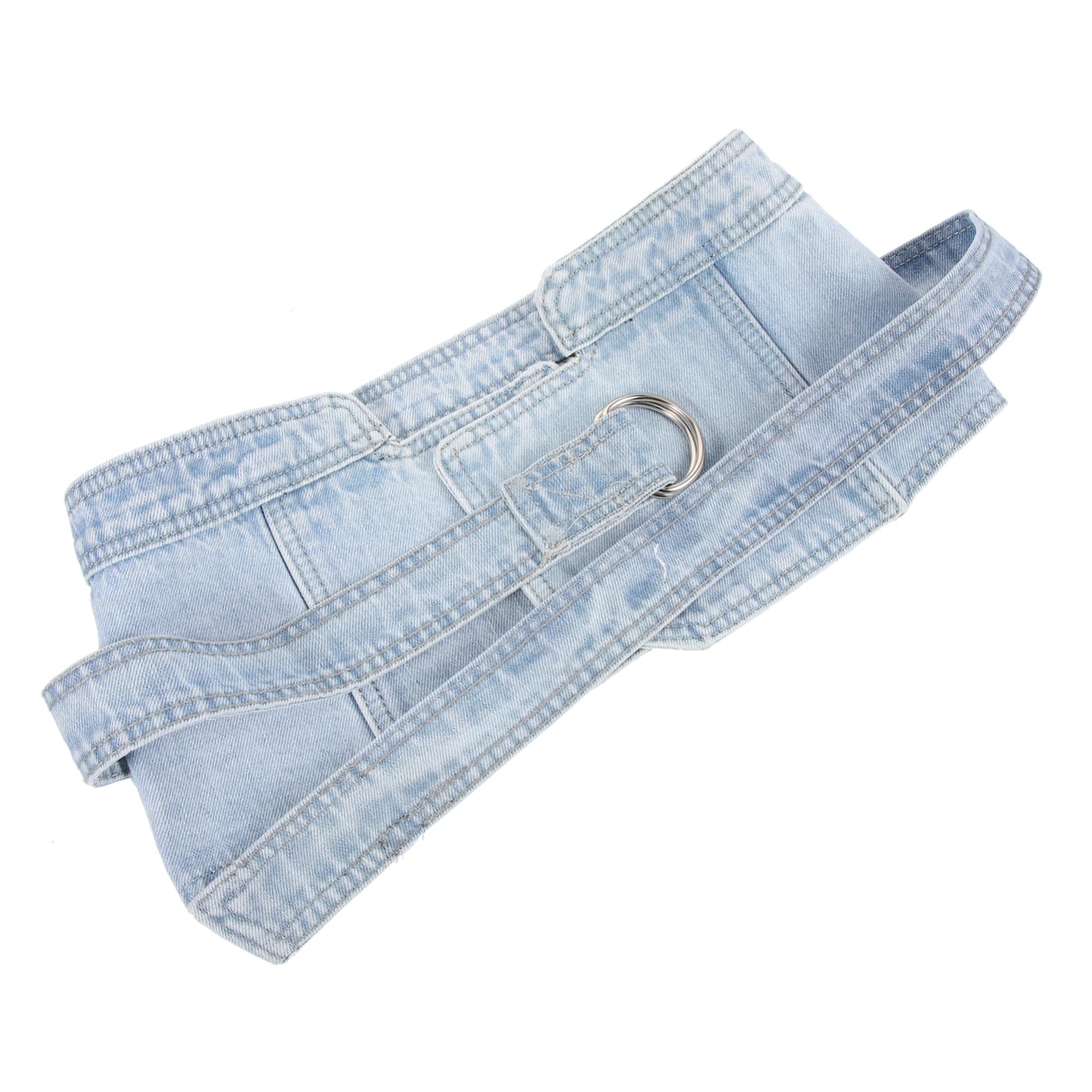 Cintura corsetto in denim per tutti i giorni, cintura peplo in vita