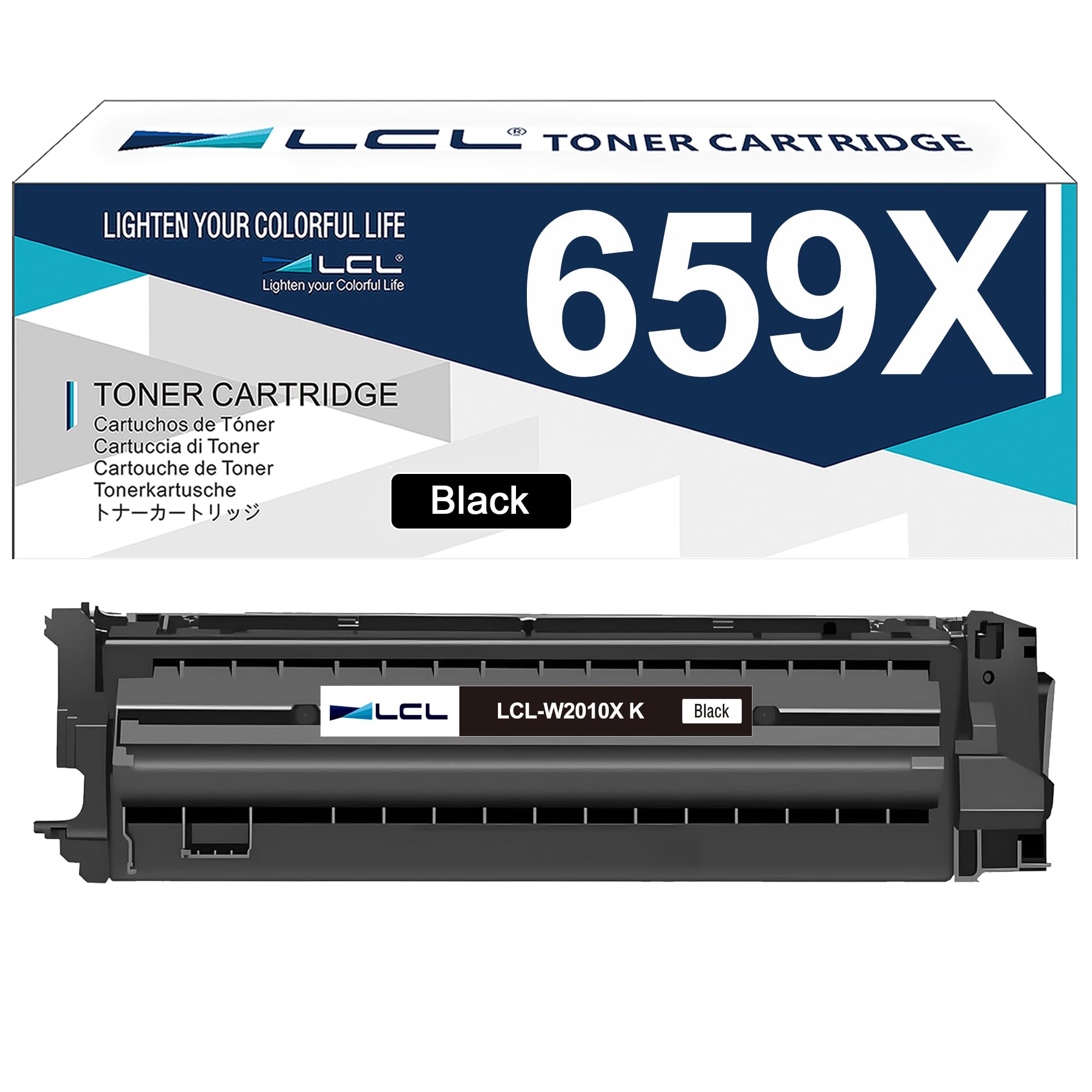 LCL W2010X Nero Cartuccia Toner Compatibile per HP 659A 659X W2010A W2010X
