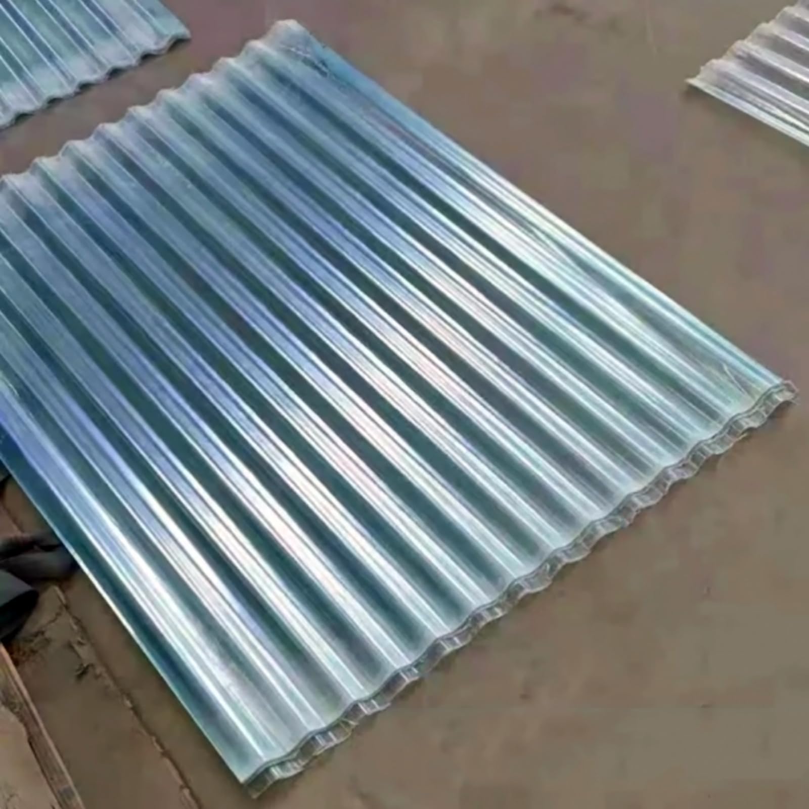 ClearRoof Platten aus Wellpappe, 1,8 mm, regendicht, Tageslicht, Garage, Schuppen, Gewächshausverkleidung, Ersatz, 5 Stück