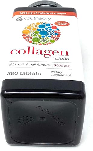 Miniatura 10 de youtheory Collagen Advanced Formula 1 2 y 3 vy1ug paquete de 5 390 tabletas