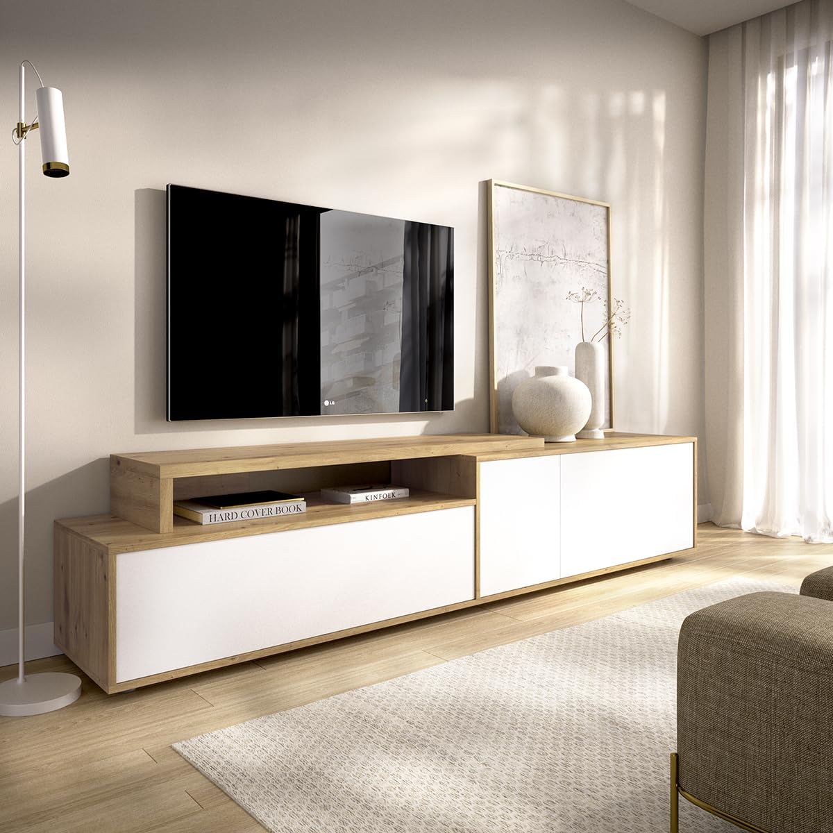DEKIT Grupo RIMOBEL-Elsa Mueble BAJO TV 185 cm