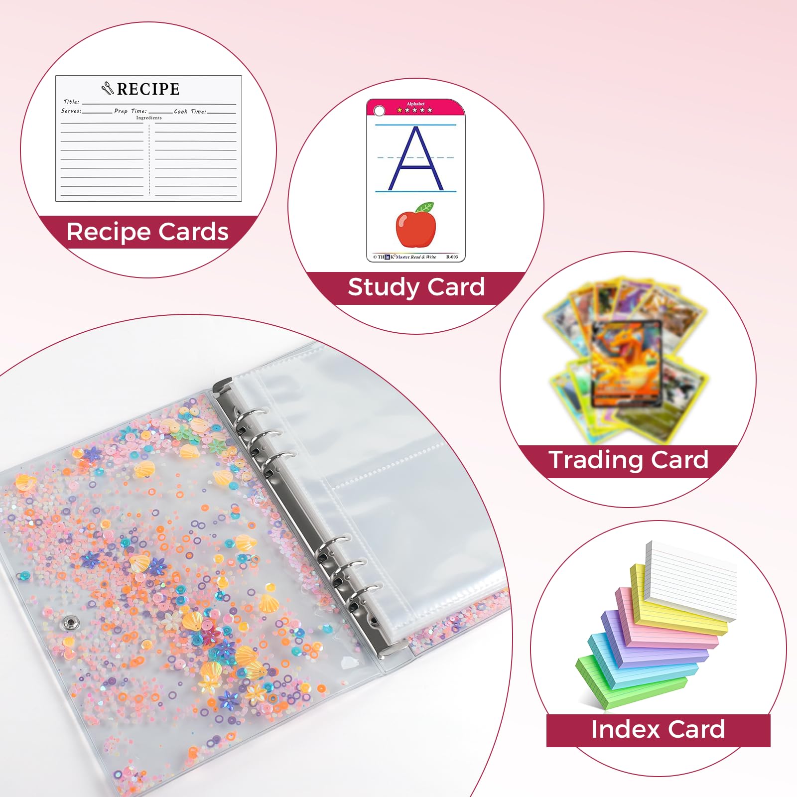 index card organizer binder Amazon Best Sellers: Best Index Card Storage main image 0