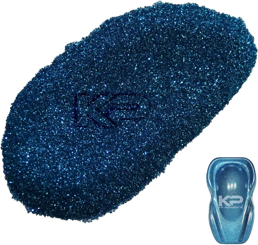 KP Pigments Intrepid Microflake Extra Fine Metallic Glitter, Holographic Ultra Fine Glitter Powder for Resin, Tumblers, Crafts Painting Arts, Nail Art, Paints, DIY Decoration .004" 1 Kg