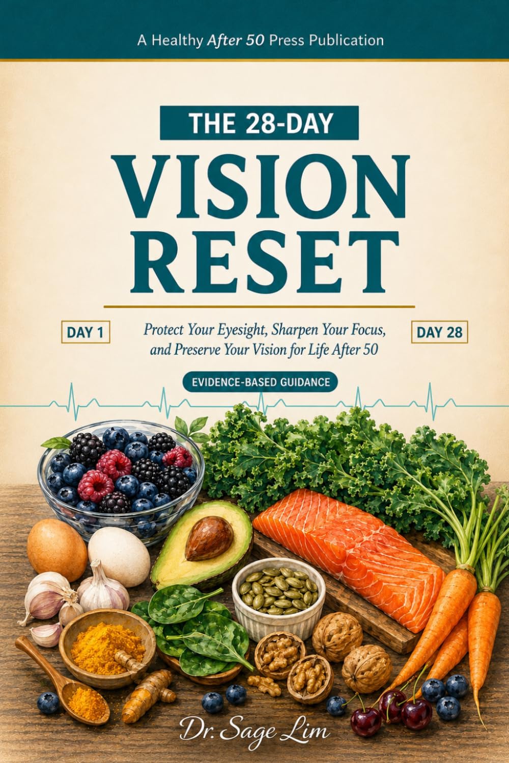 THE 28-DAY VISION RESET: Protect Your Eyesight, Sharpen Your Focus, and Preserve Your Vision for Life After 50 (The 28-Day Reset)