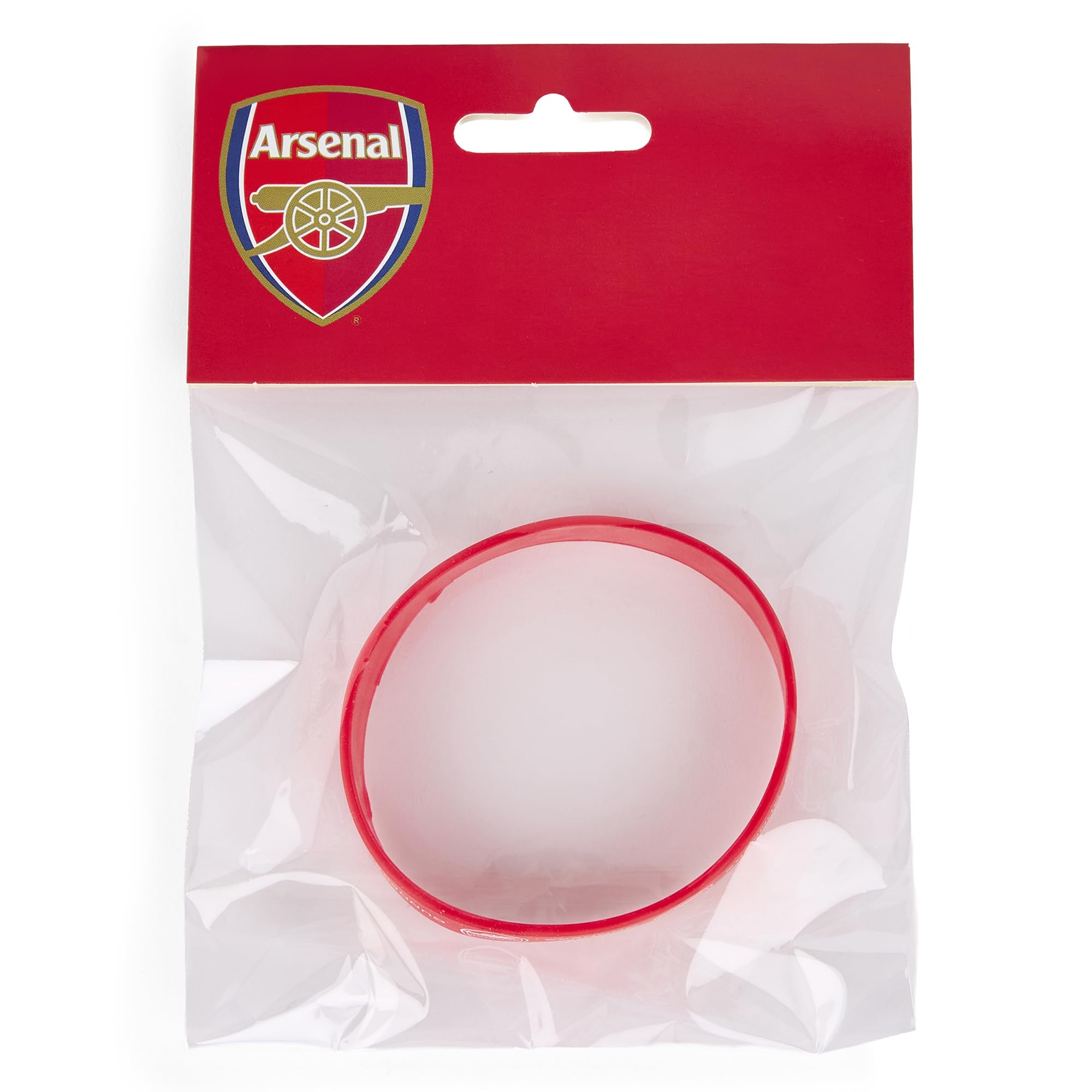 Braccialetto Arsenal FC silicone rosso stemma club Gunners Football Merchandise