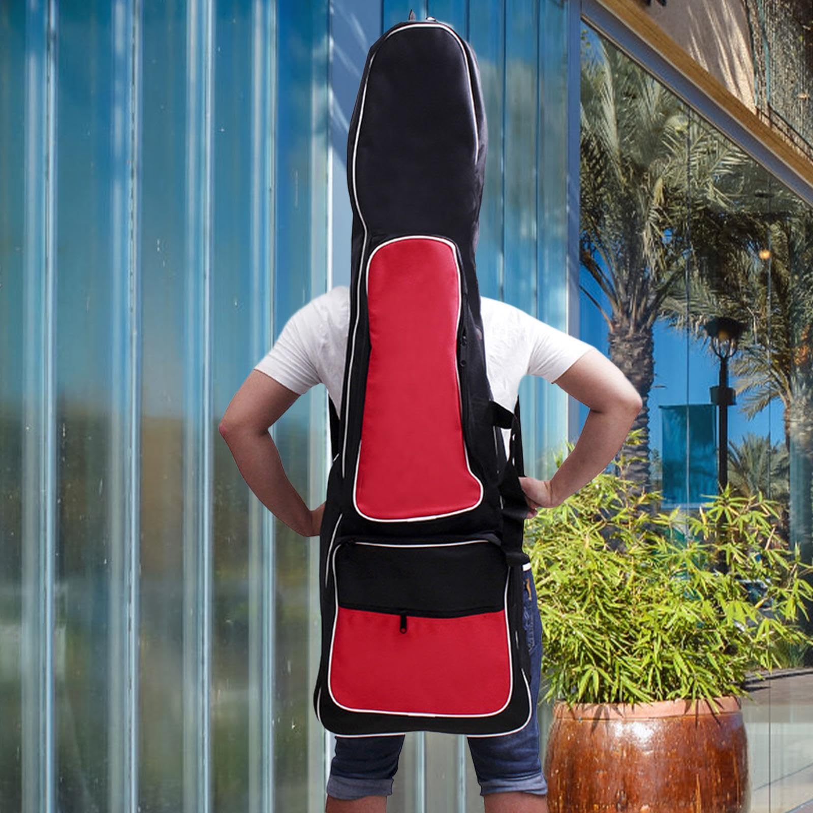 LOVIVER Sac d'escrime - Sac de rangement d'escrime - Sac à dos pour escrimeurs débutants - Taille 116cm x 32cm - Noir