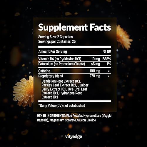 Miniatura 5 de Diurético natural para pies hinchados, tobillos y piernas  Reduce la hinchazón, edema y retención de líquidos con pastillas de agua eficaces para