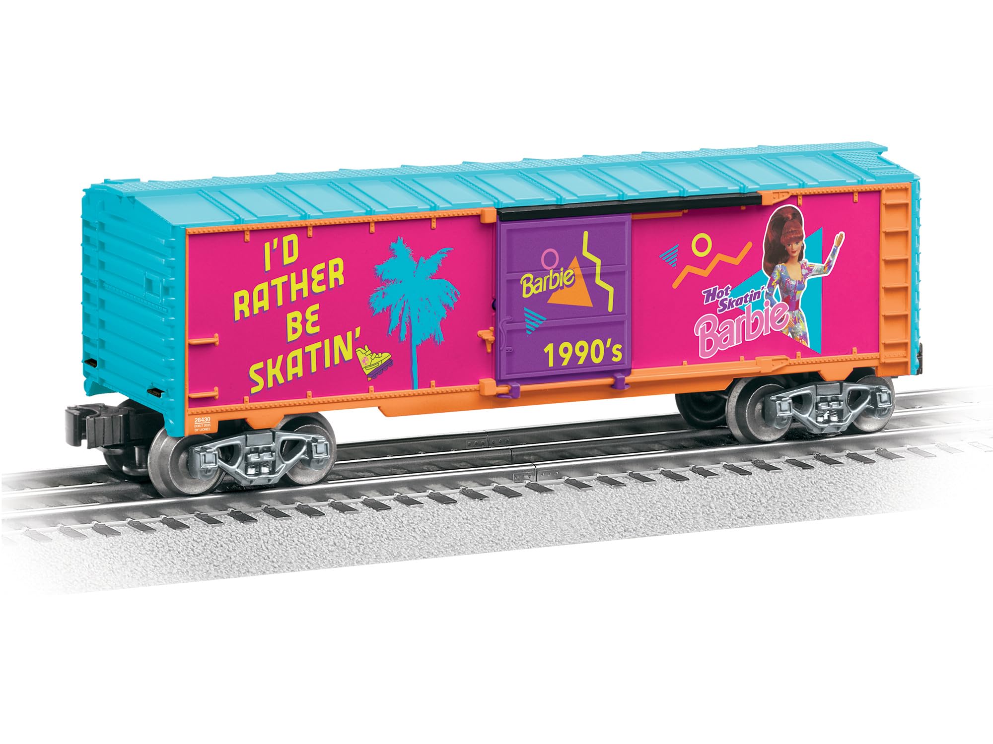 Amazon.com: Lionel Mattel Barbie 1990s O Gauge Model Train Boxcar