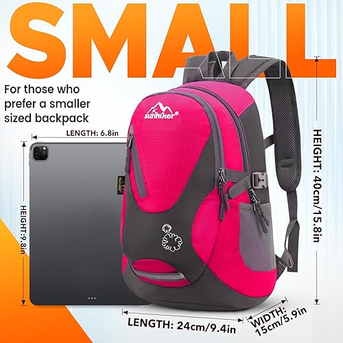 Miniatura 4 de Sunhiker M0714 - Mochila de senderismo para ciclismo resistente, impermeable, ligera20-25L)