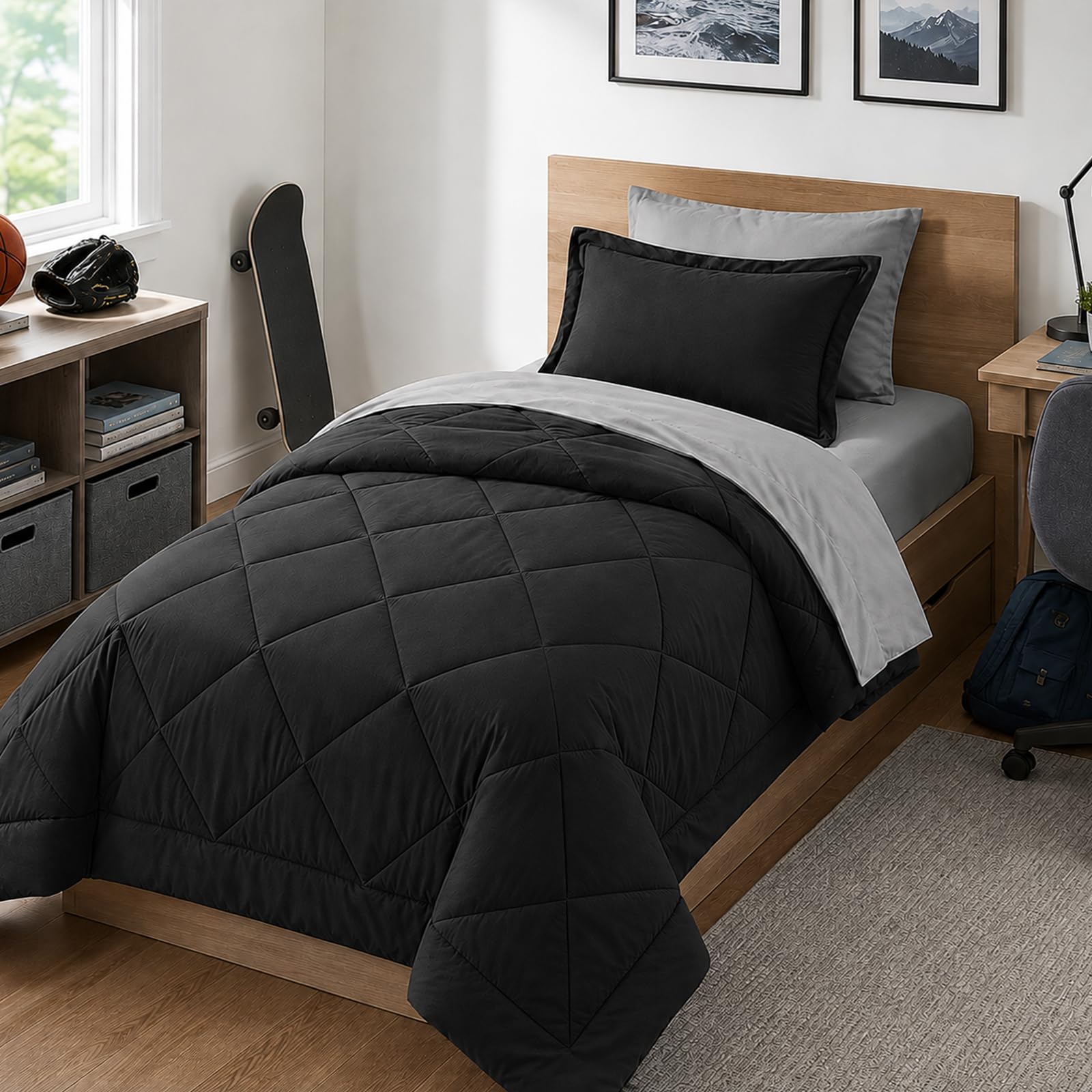 Furnishh Reversible Comforter Set
