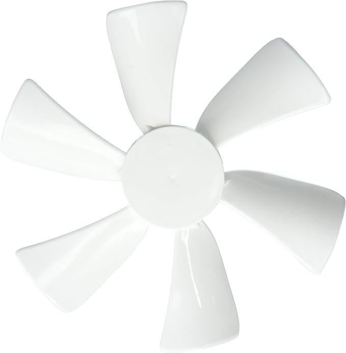 TruePower 202238 White 6" Replacement Fan Blade with 0.094