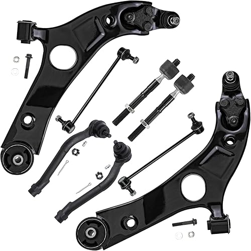 Detroit Axle - Kit de brazos de control inferiores delanteros para Hyundai Sonata 2012-2014, Kia Optima 2012-2015, 2 brazos de control inferiores